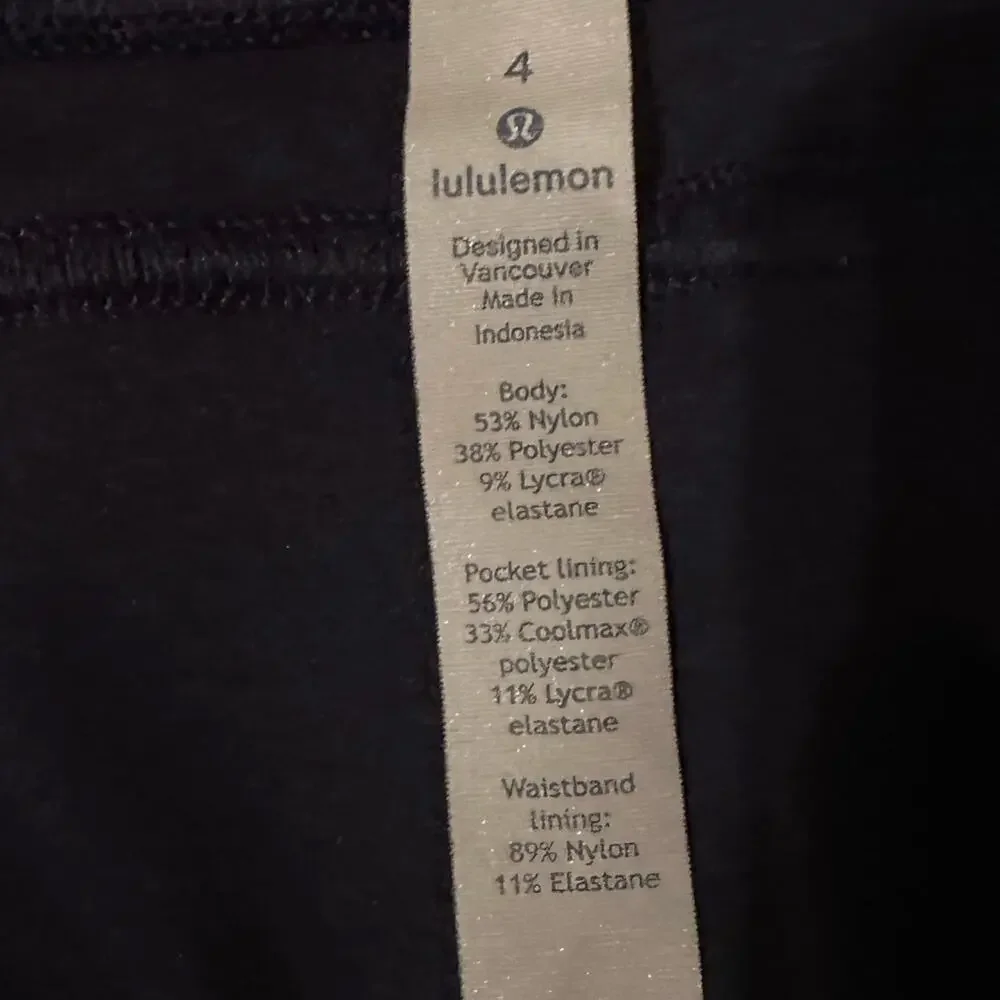 Lululemon Pants Jogger Size 4 Run On Hero Heathered Blue Active Running Sweats